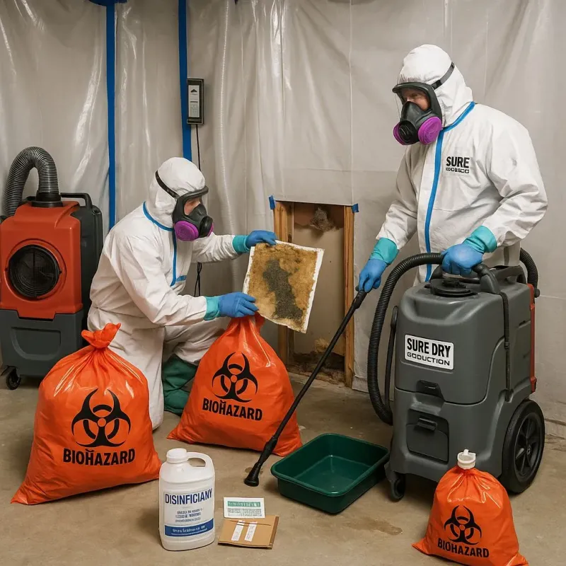 Contaminated Water Handling Protocols process in Paloma Creek South, TX